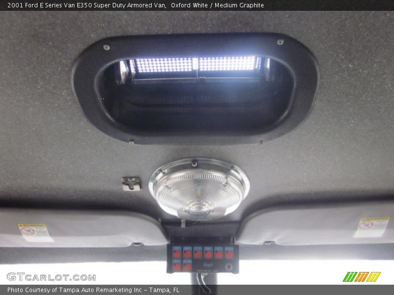 Oxford White / Medium Graphite 2001 Ford E Series Van E350 Super Duty Armored Van