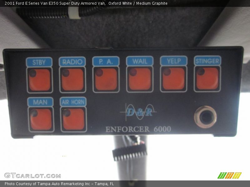 Oxford White / Medium Graphite 2001 Ford E Series Van E350 Super Duty Armored Van