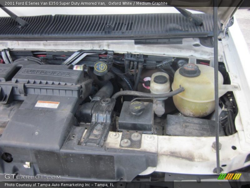  2001 E Series Van E350 Super Duty Armored Van Engine - 7.3 Liter OHV 16-Valve Power Stroke Turbo Diesel V8