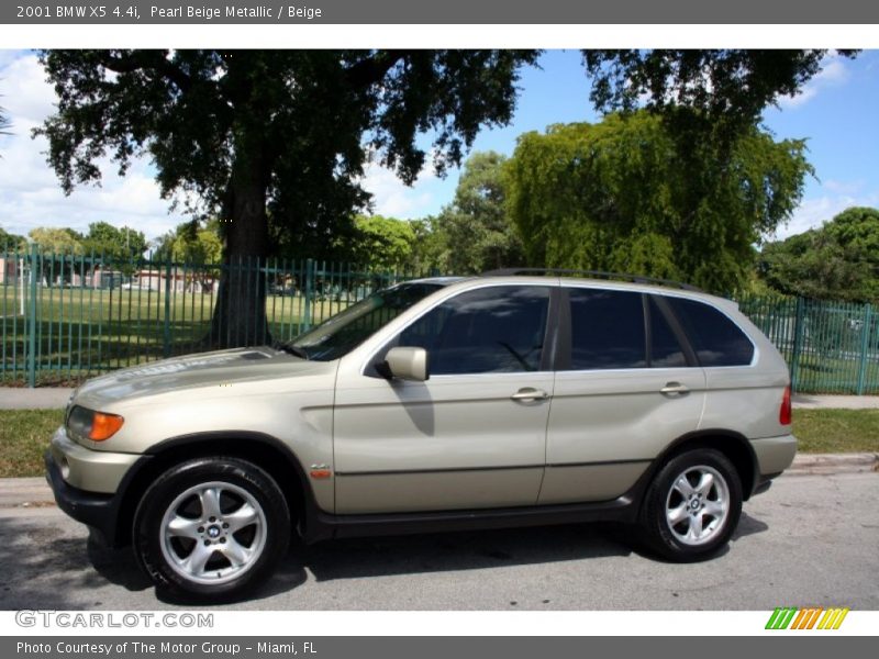 Pearl Beige Metallic / Beige 2001 BMW X5 4.4i