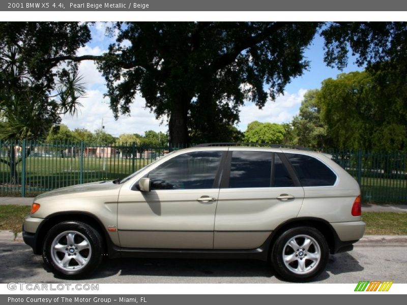 Pearl Beige Metallic / Beige 2001 BMW X5 4.4i