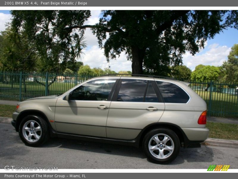 Pearl Beige Metallic / Beige 2001 BMW X5 4.4i