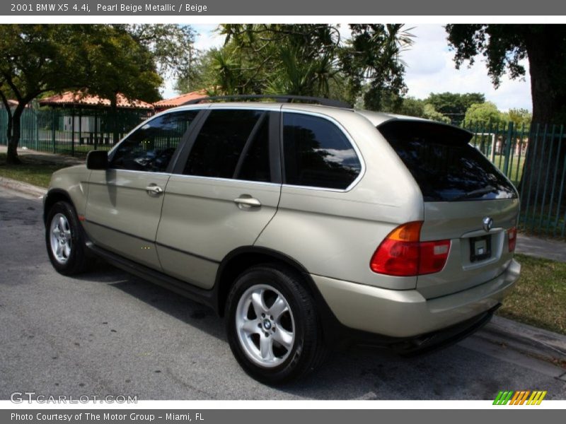Pearl Beige Metallic / Beige 2001 BMW X5 4.4i