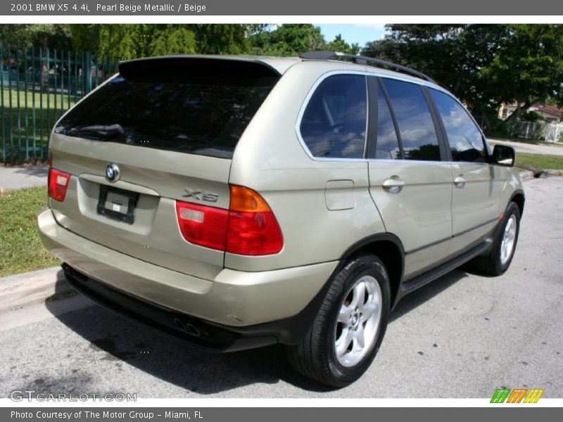 Pearl Beige Metallic / Beige 2001 BMW X5 4.4i