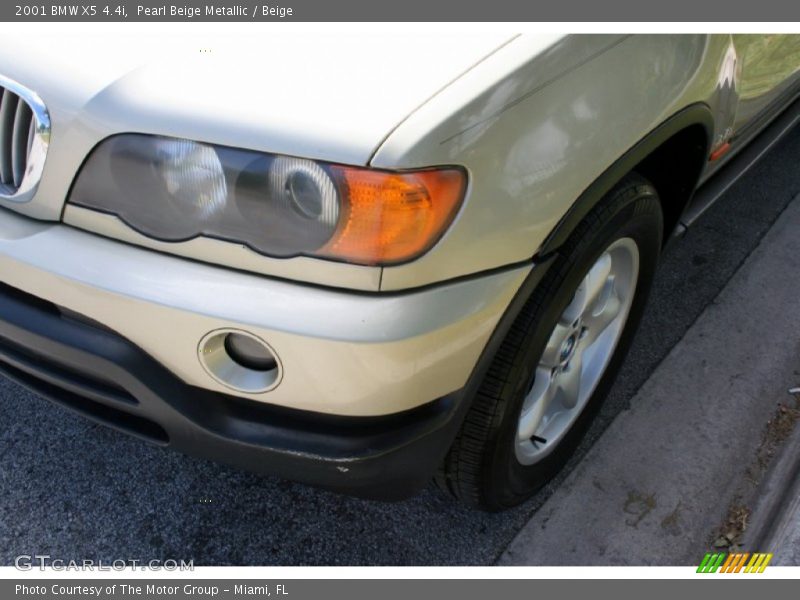 Pearl Beige Metallic / Beige 2001 BMW X5 4.4i