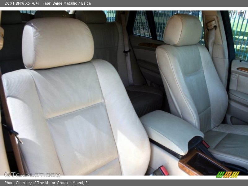 Pearl Beige Metallic / Beige 2001 BMW X5 4.4i