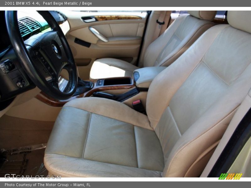 Pearl Beige Metallic / Beige 2001 BMW X5 4.4i
