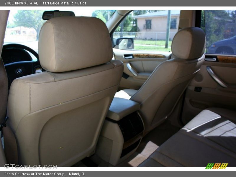 Pearl Beige Metallic / Beige 2001 BMW X5 4.4i