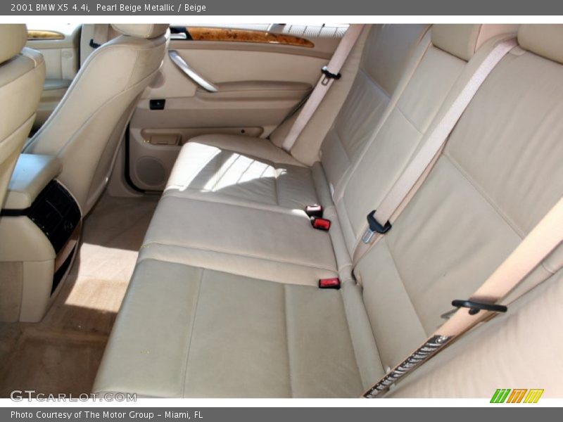 Pearl Beige Metallic / Beige 2001 BMW X5 4.4i