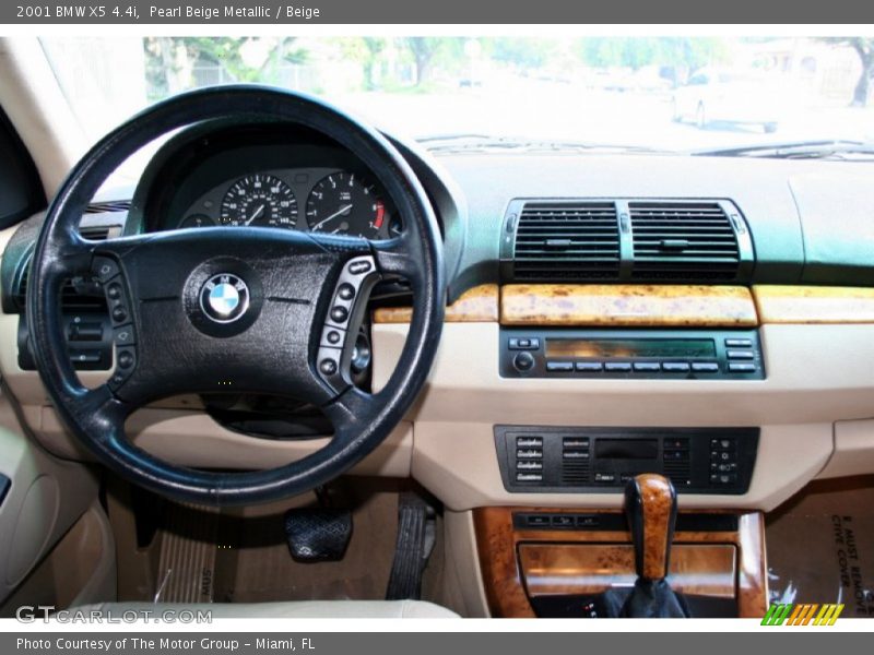 Pearl Beige Metallic / Beige 2001 BMW X5 4.4i