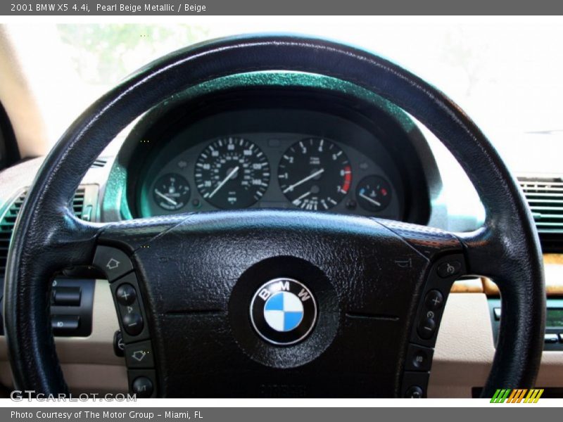 Pearl Beige Metallic / Beige 2001 BMW X5 4.4i