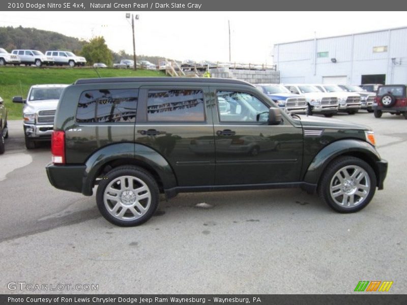 Natural Green Pearl / Dark Slate Gray 2010 Dodge Nitro SE 4x4