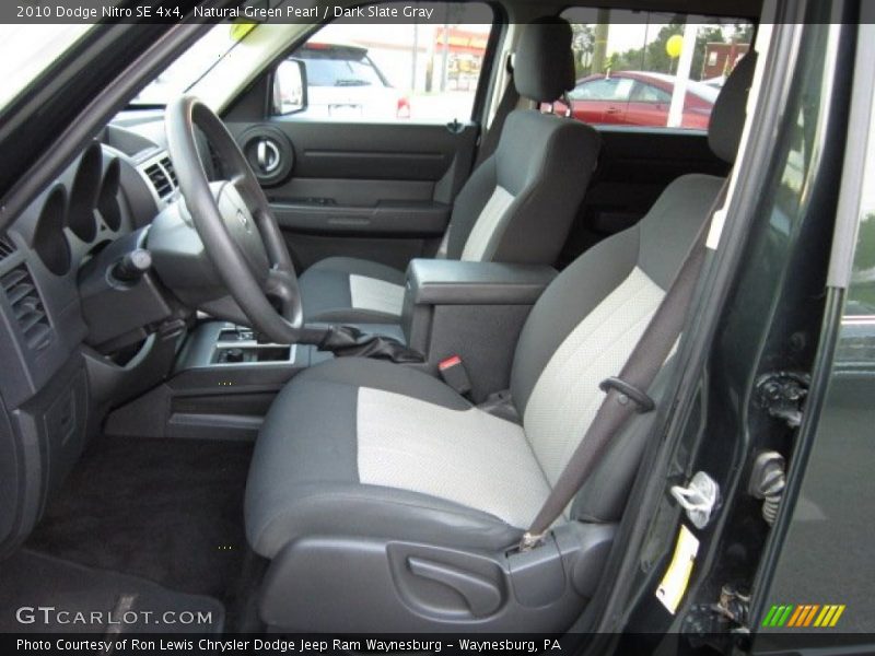 Natural Green Pearl / Dark Slate Gray 2010 Dodge Nitro SE 4x4