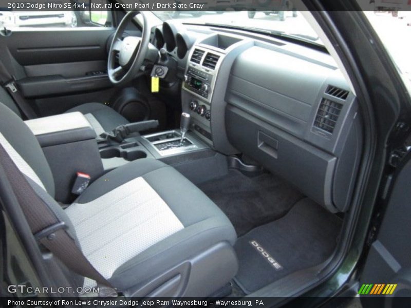 Natural Green Pearl / Dark Slate Gray 2010 Dodge Nitro SE 4x4