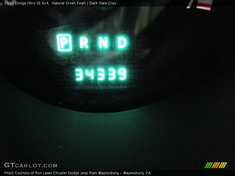 Natural Green Pearl / Dark Slate Gray 2010 Dodge Nitro SE 4x4