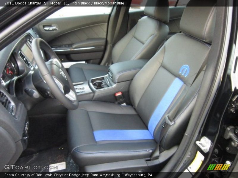  2011 Charger R/T Mopar '11 Black/Mopar Blue Interior