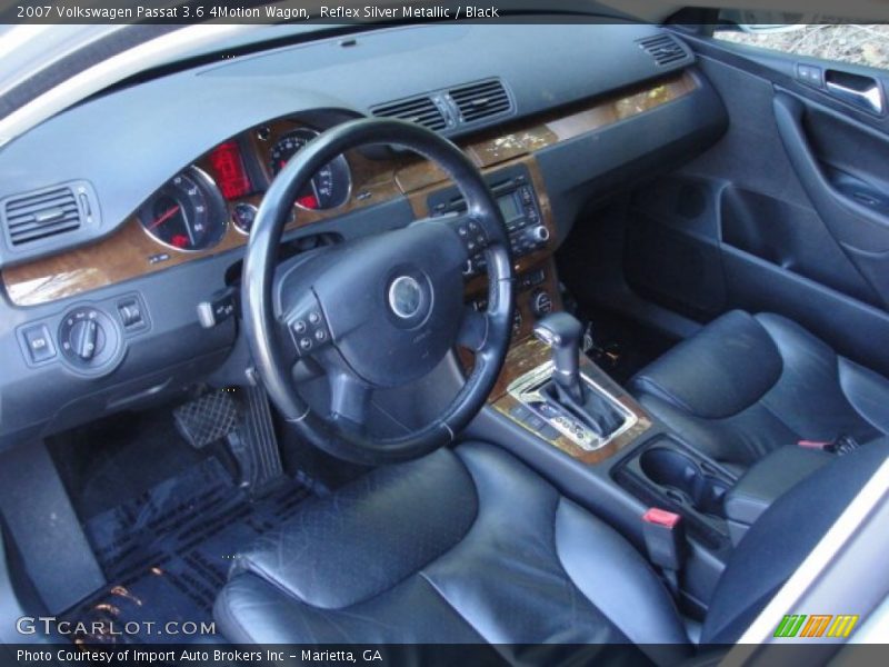  2007 Passat 3.6 4Motion Wagon Black Interior