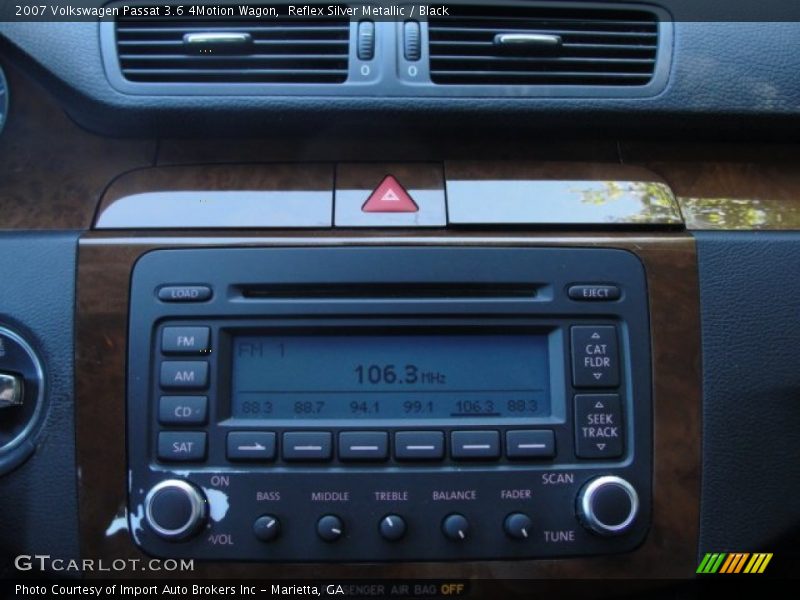 Audio System of 2007 Passat 3.6 4Motion Wagon