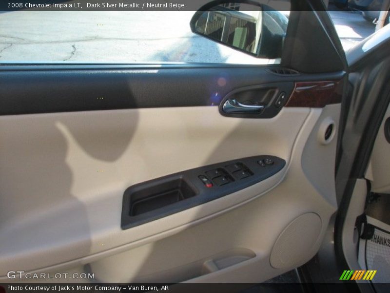 Dark Silver Metallic / Neutral Beige 2008 Chevrolet Impala LT