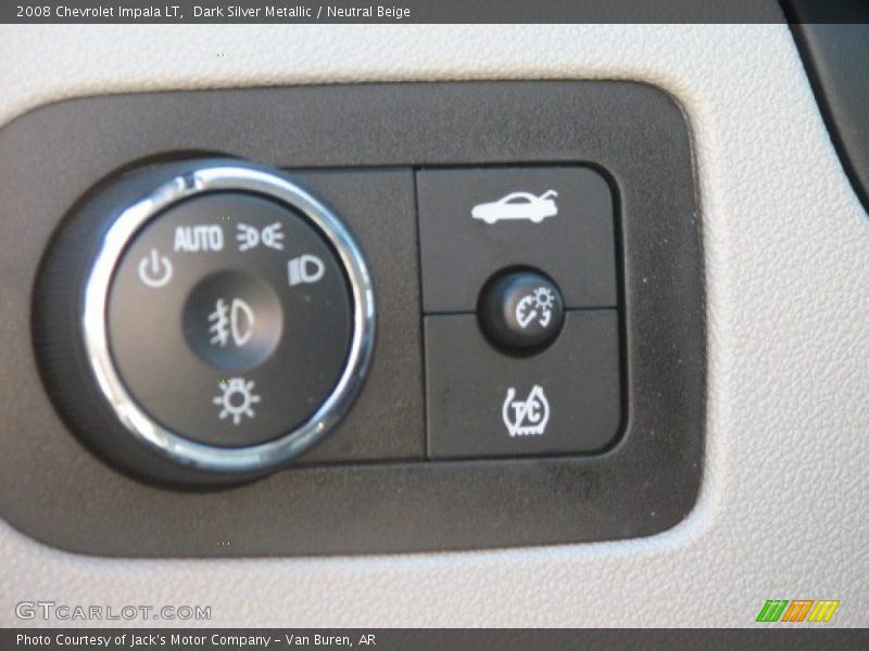 Dark Silver Metallic / Neutral Beige 2008 Chevrolet Impala LT