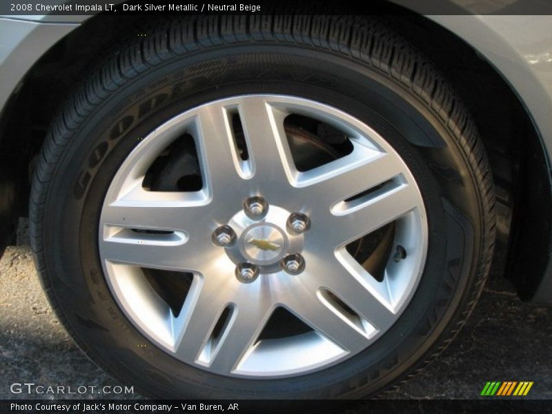 Dark Silver Metallic / Neutral Beige 2008 Chevrolet Impala LT