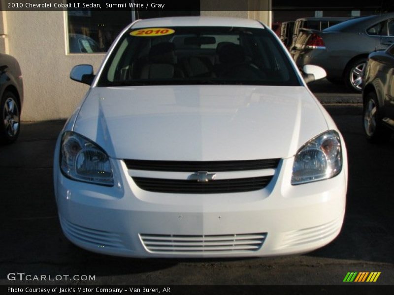 Summit White / Gray 2010 Chevrolet Cobalt LT Sedan