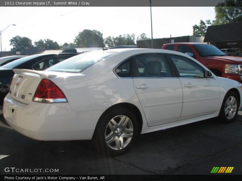 Summit White / Gray 2011 Chevrolet Impala LT
