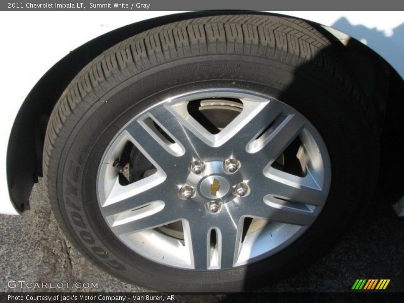 Summit White / Gray 2011 Chevrolet Impala LT