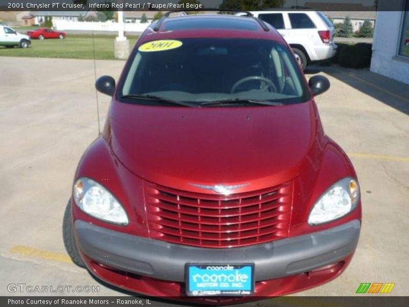 Inferno Red Pearl / Taupe/Pearl Beige 2001 Chrysler PT Cruiser
