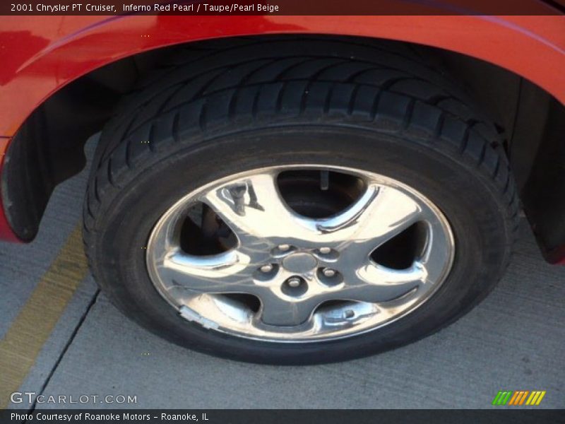 Inferno Red Pearl / Taupe/Pearl Beige 2001 Chrysler PT Cruiser