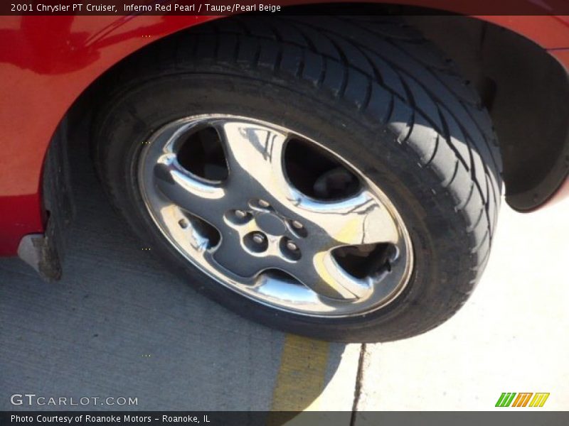 Inferno Red Pearl / Taupe/Pearl Beige 2001 Chrysler PT Cruiser