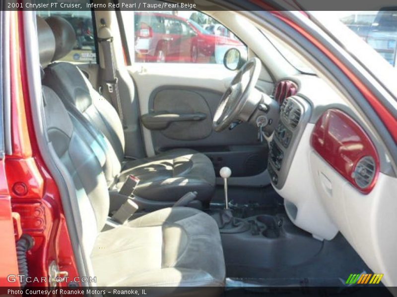 Inferno Red Pearl / Taupe/Pearl Beige 2001 Chrysler PT Cruiser