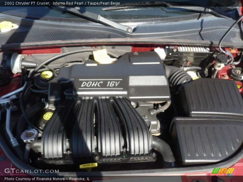Inferno Red Pearl / Taupe/Pearl Beige 2001 Chrysler PT Cruiser