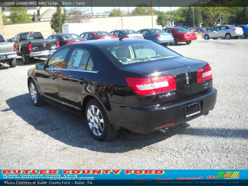 Black / Sand 2008 Lincoln MKZ AWD Sedan