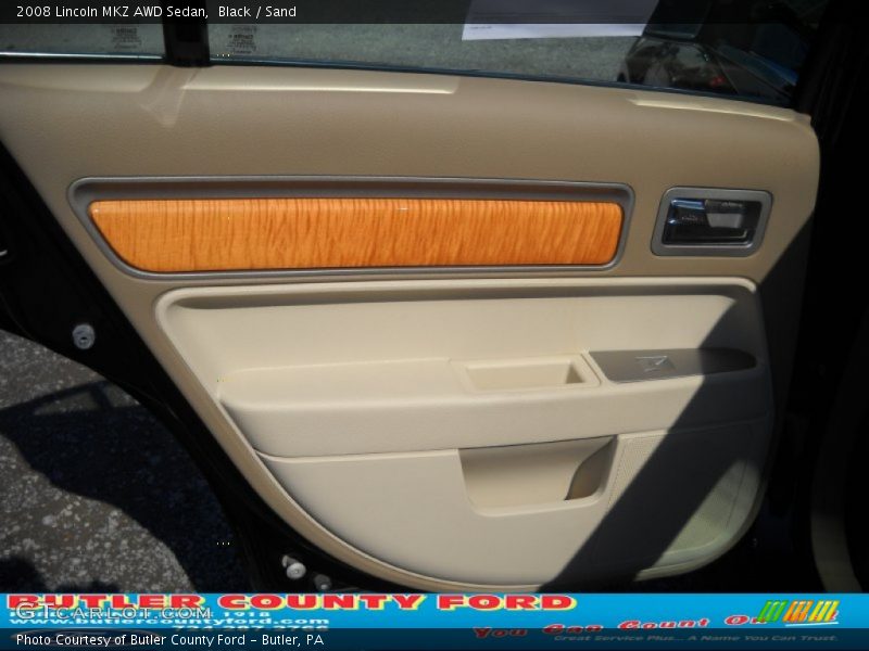Black / Sand 2008 Lincoln MKZ AWD Sedan