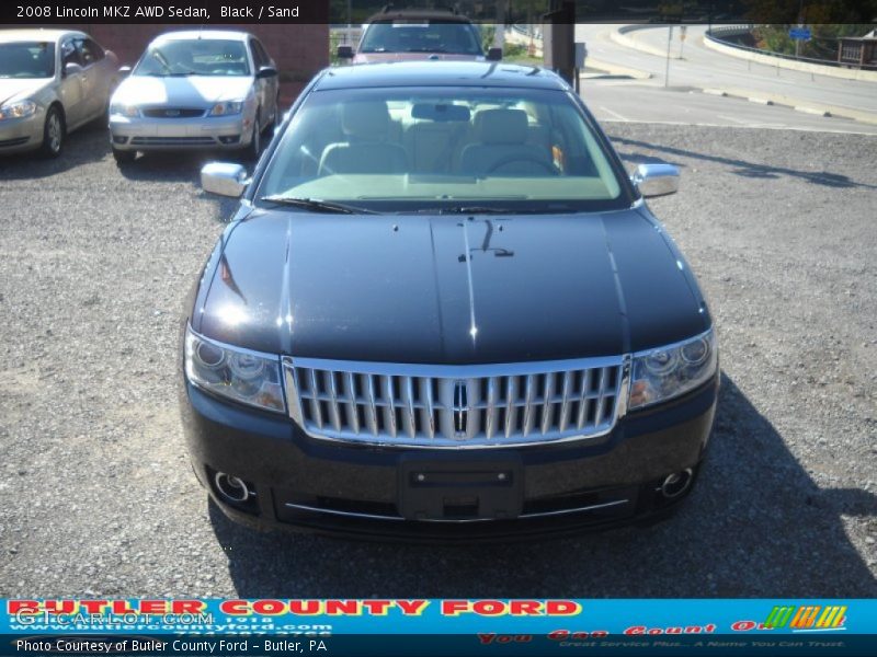 Black / Sand 2008 Lincoln MKZ AWD Sedan