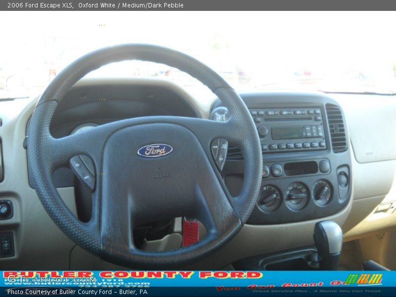 Oxford White / Medium/Dark Pebble 2006 Ford Escape XLS