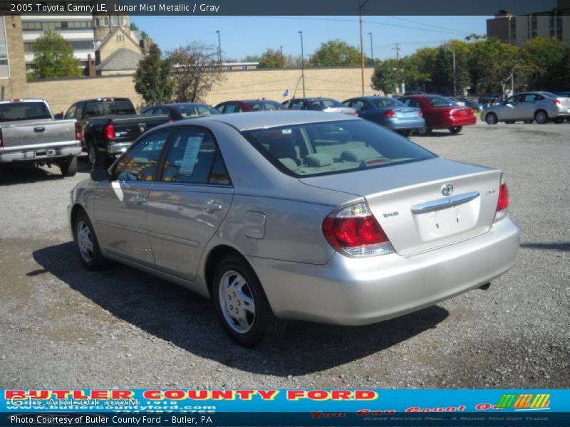 Lunar Mist Metallic / Gray 2005 Toyota Camry LE