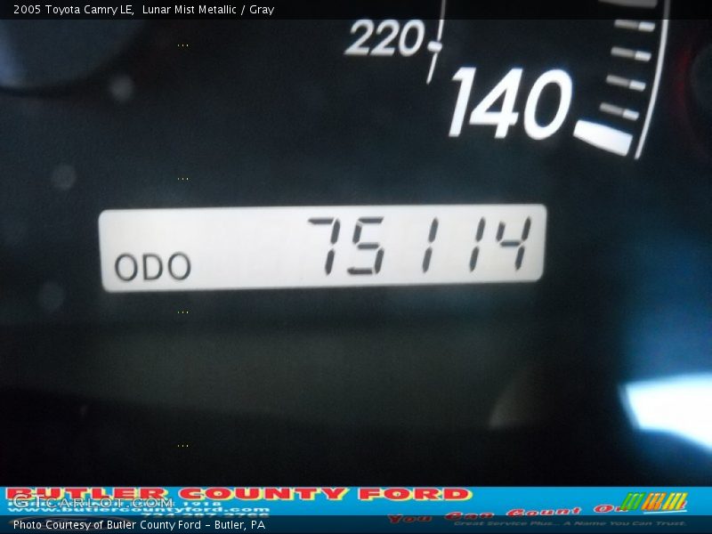 Lunar Mist Metallic / Gray 2005 Toyota Camry LE