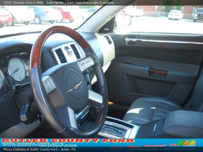 Cool Vanilla / Dark Slate Gray/Light Graystone 2005 Chrysler 300 C HEMI