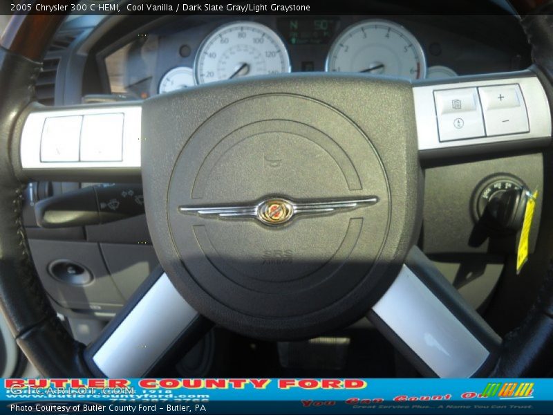 Cool Vanilla / Dark Slate Gray/Light Graystone 2005 Chrysler 300 C HEMI