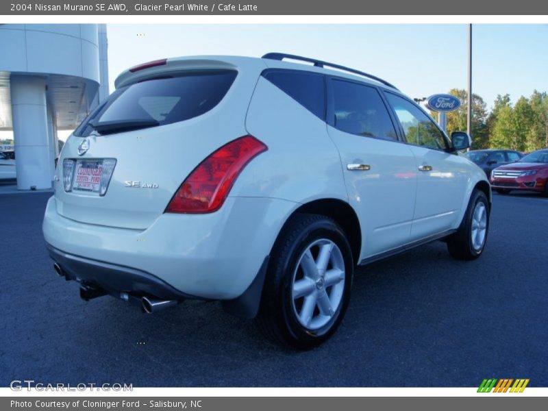 Glacier Pearl White / Cafe Latte 2004 Nissan Murano SE AWD