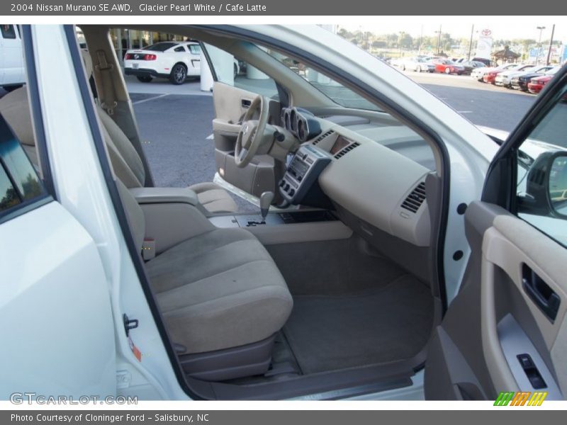 Glacier Pearl White / Cafe Latte 2004 Nissan Murano SE AWD
