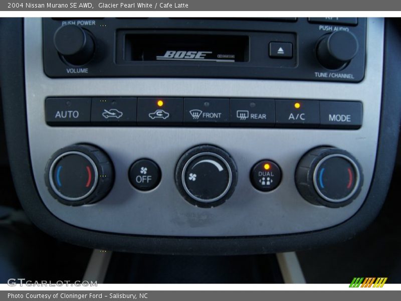 Glacier Pearl White / Cafe Latte 2004 Nissan Murano SE AWD