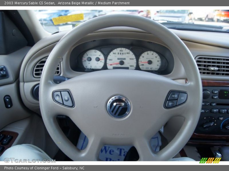 Arizona Beige Metallic / Medium Parchment 2003 Mercury Sable GS Sedan