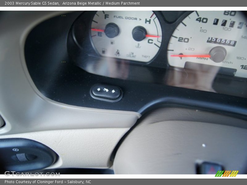 Arizona Beige Metallic / Medium Parchment 2003 Mercury Sable GS Sedan