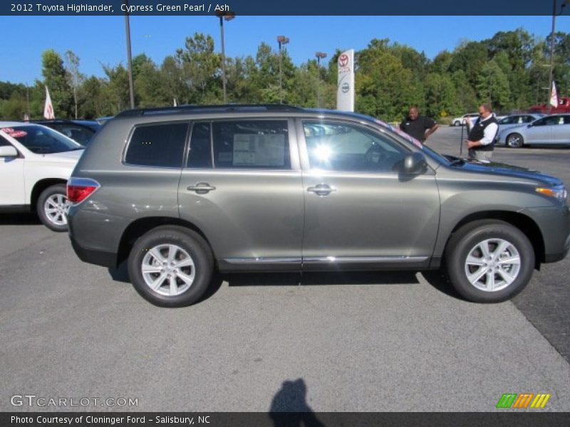 Cypress Green Pearl / Ash 2012 Toyota Highlander