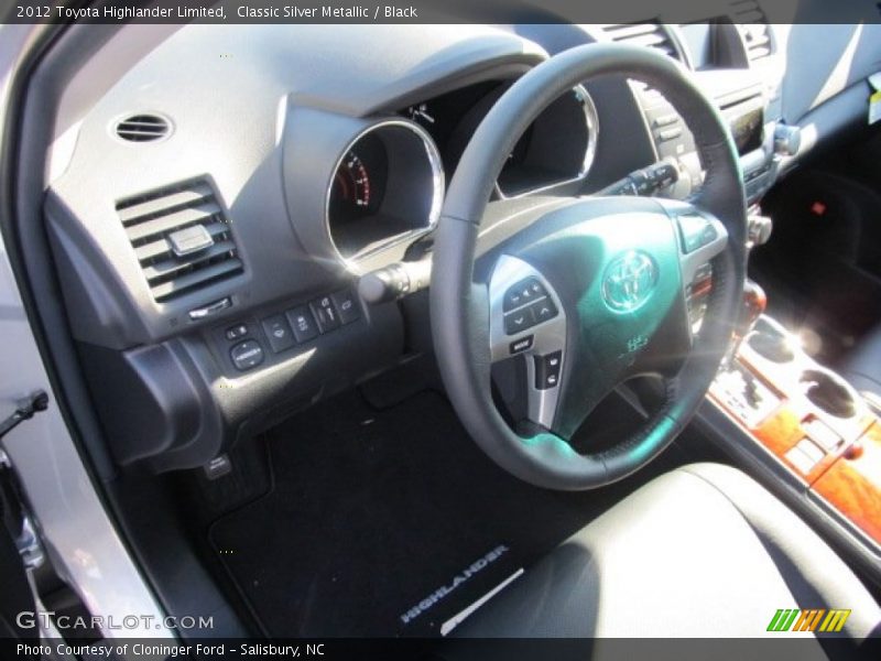 Classic Silver Metallic / Black 2012 Toyota Highlander Limited