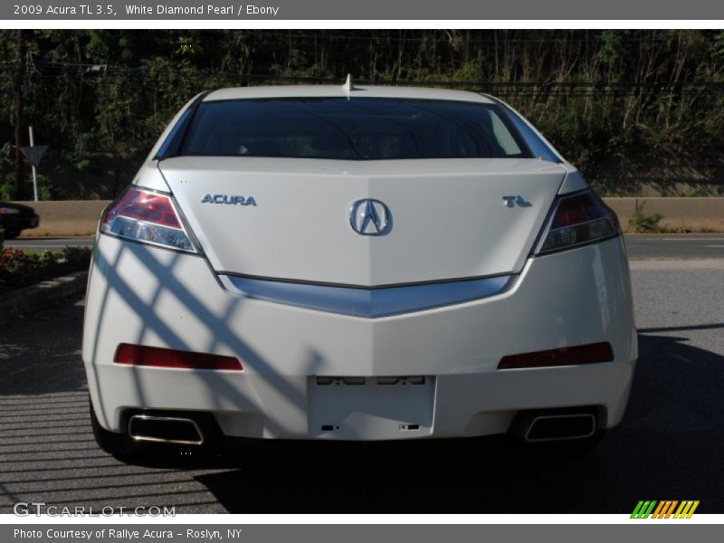 White Diamond Pearl / Ebony 2009 Acura TL 3.5