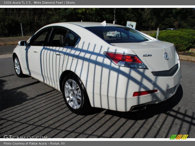 White Diamond Pearl / Ebony 2009 Acura TL 3.5